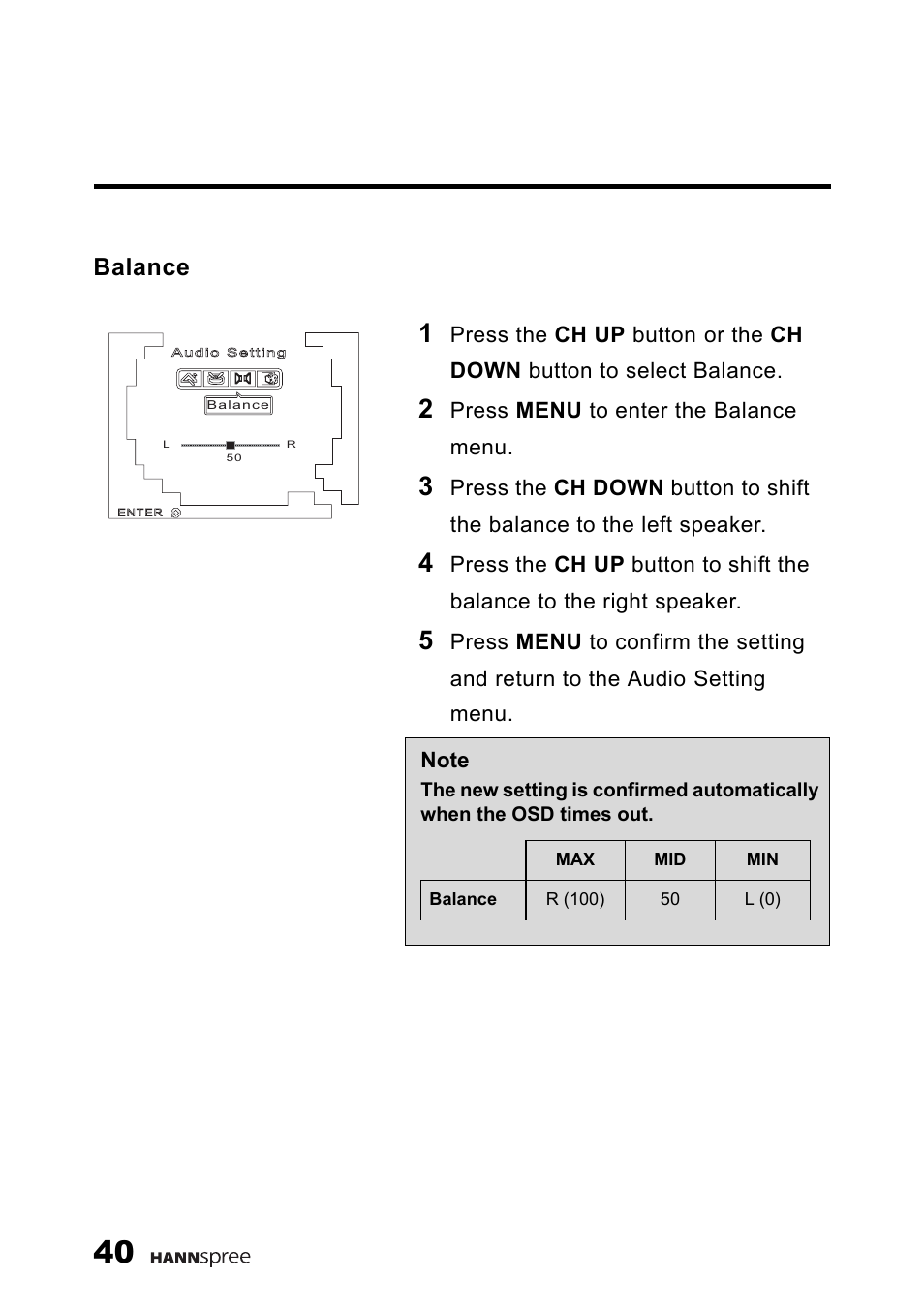Balance | HANNspree F660-10A1 User Manual | Page 41 / 59