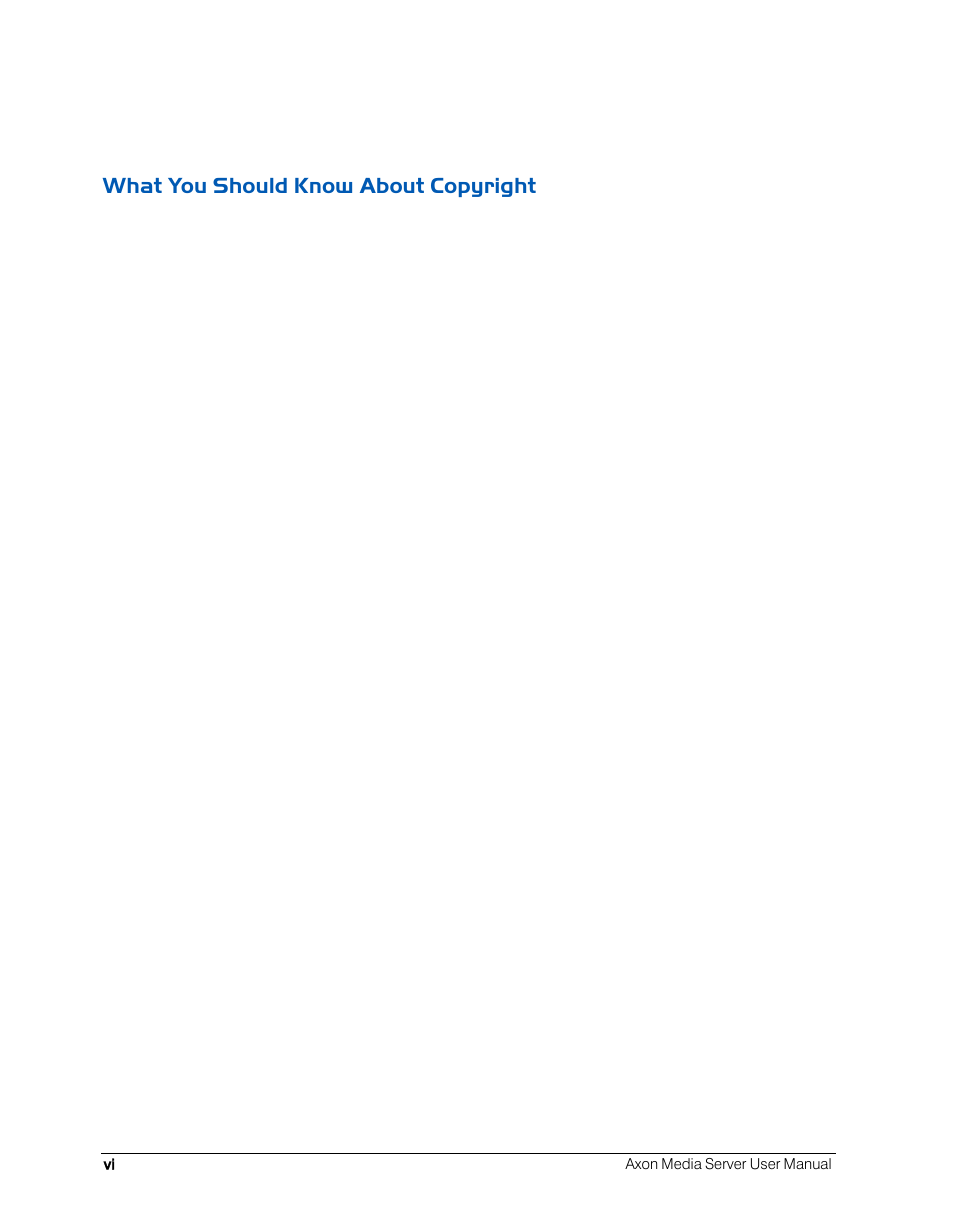 What you should know about copyright | High End Systems AXON User Manual | Page 6 / 288