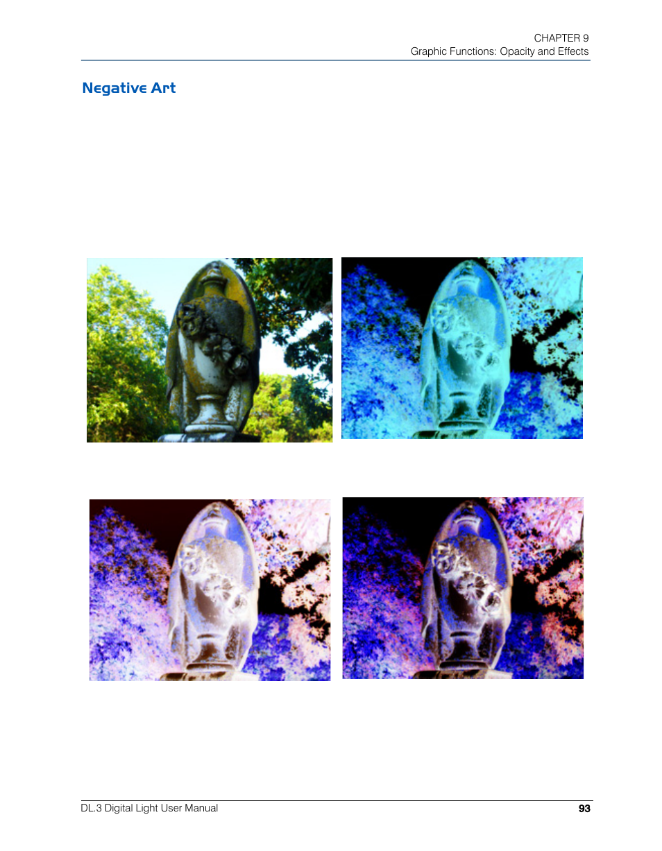 Negative art | High End Systems DL.3 User Manual | Page 115 / 334