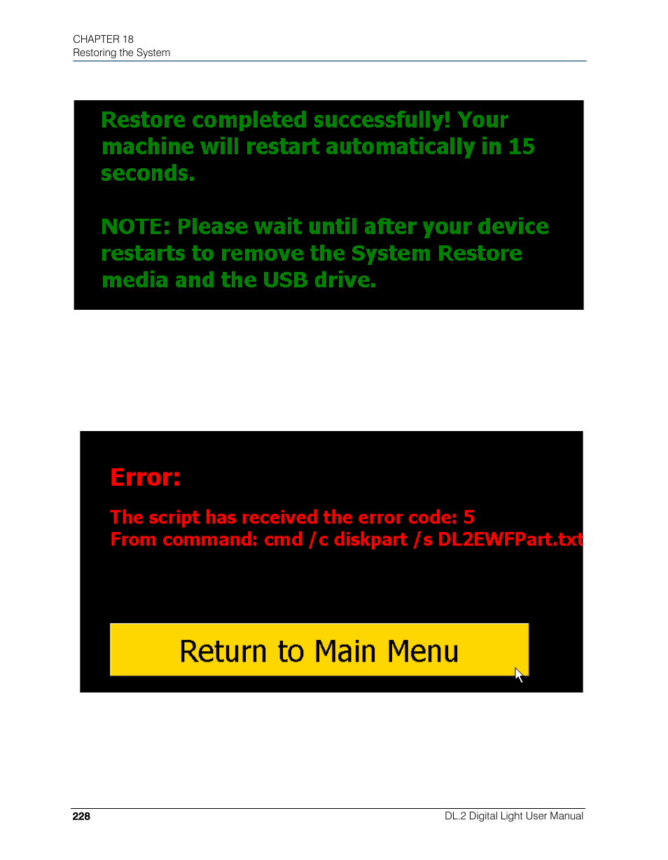 High End Systems DL.2 User Manual | Page 250 / 322