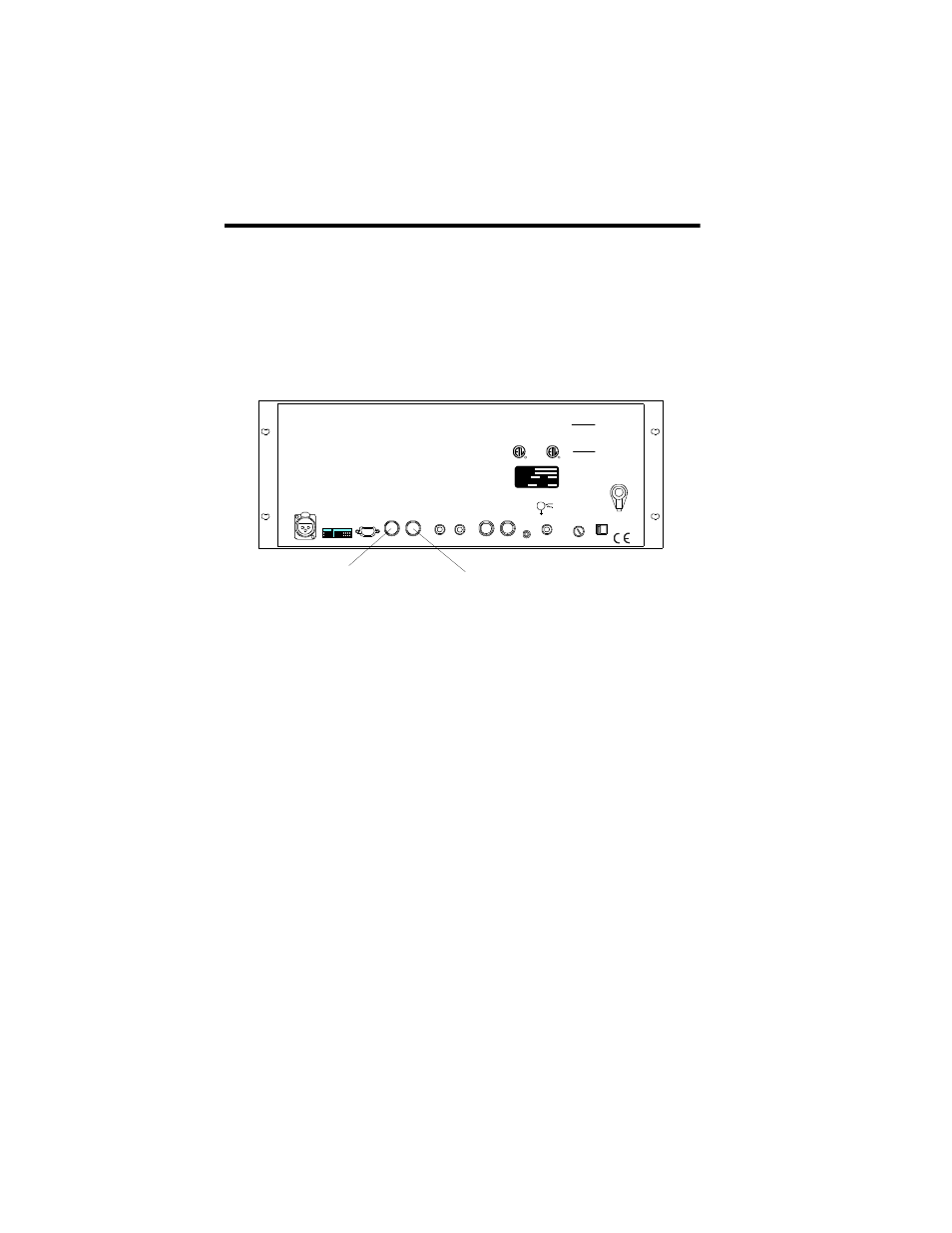Midi in and out ports, Figure 216 . location of midi in and out ports, Cyberlight lcd controller | High End Systems High End LCD Controller for Studio Color User Manual | Page 56 / 272