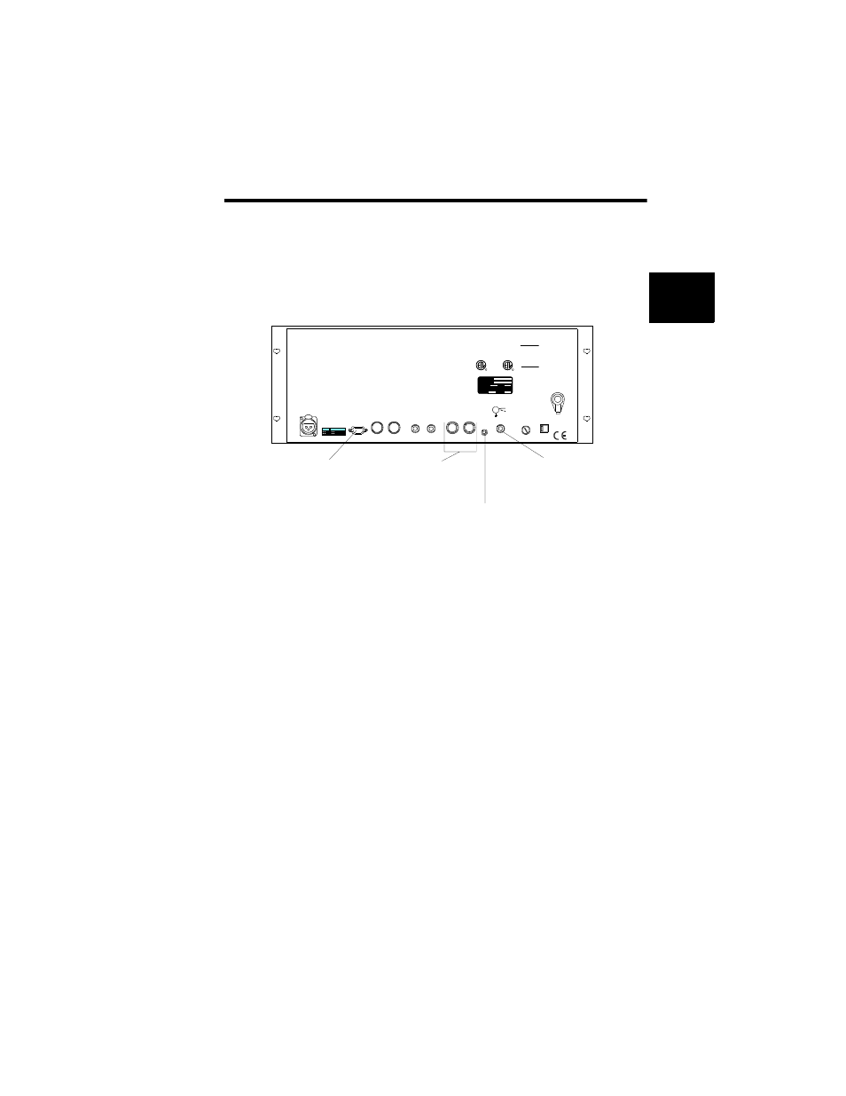 Other connectors, Figure 217 . locations of the other connectors on, Studio color lcd controller other connectors 2-23 | Cyberlight lcd controller | High End Systems High End LCD Controller for Studio Color User Manual | Page 57 / 272