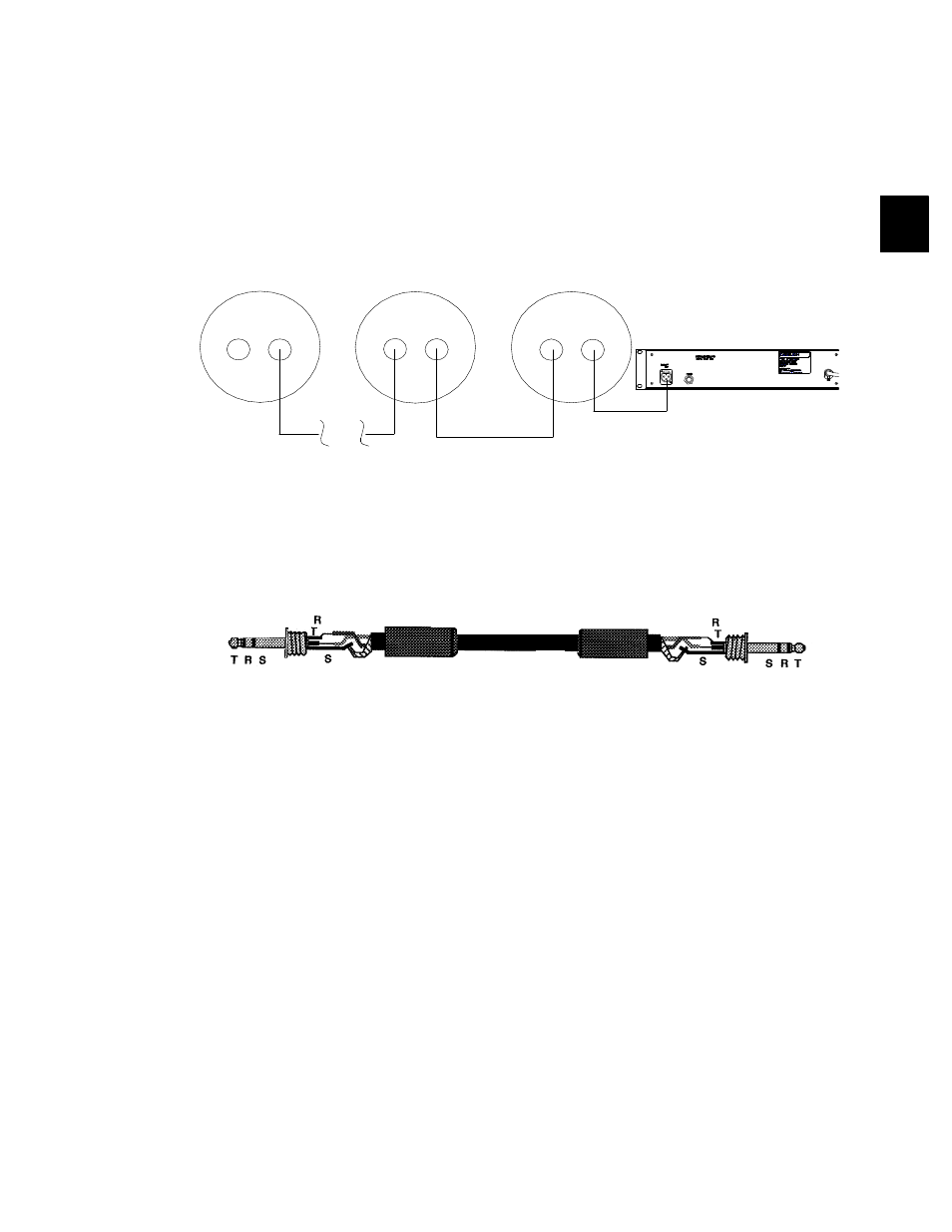 Figure 1.3. system cabling, Figure 1.4. audio cabling | High End Systems AF1000 User Manual | Page 17 / 48