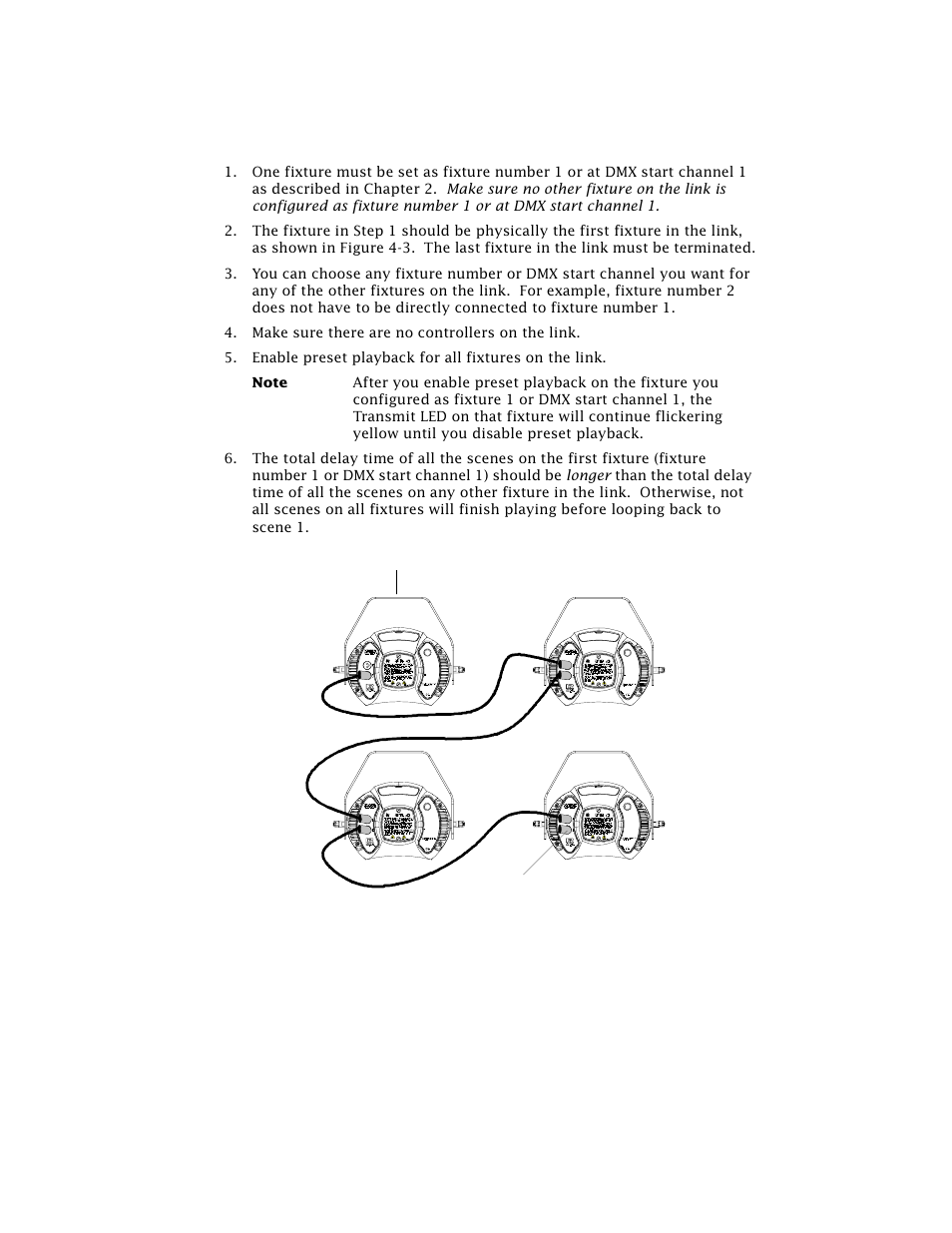 10 synchronizing preset playback technobeam, User manual | High End Systems Technobeam User Manual | Page 109 / 173