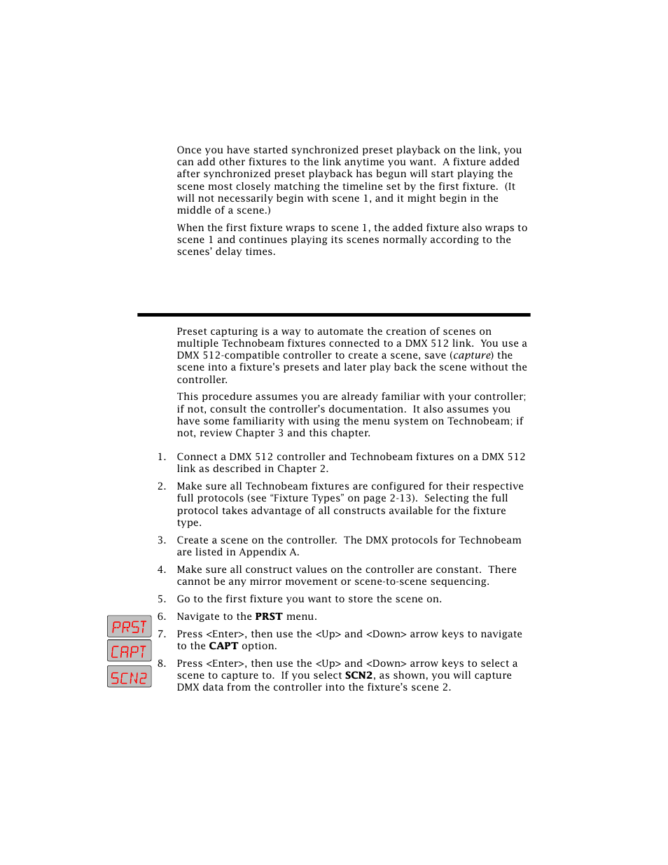 Adding fixtures, Capturing presets, Capturing presets -11 | High End Systems Technobeam User Manual | Page 110 / 173