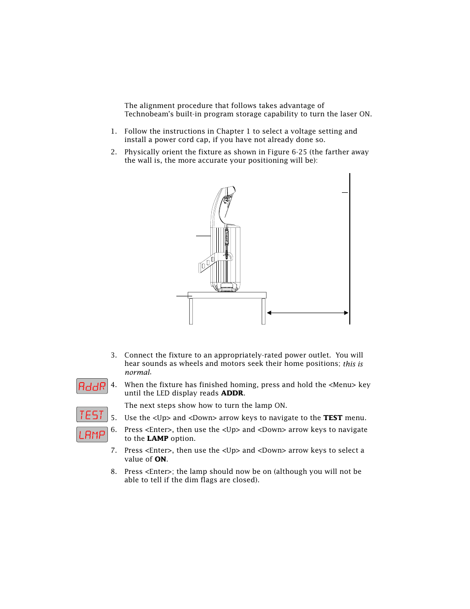 Alignment procedure | High End Systems Technobeam User Manual | Page 140 / 173