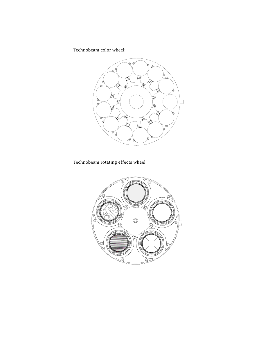 B-2 factory-installed wheels technobeam, User manual | High End Systems Technobeam User Manual | Page 163 / 173