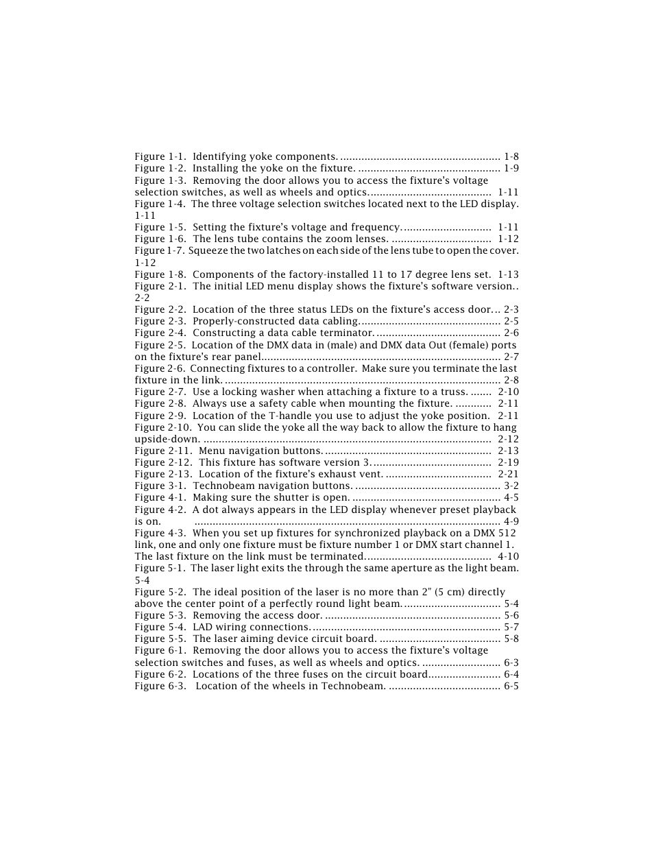 High End Systems Technobeam User Manual | Page 18 / 173