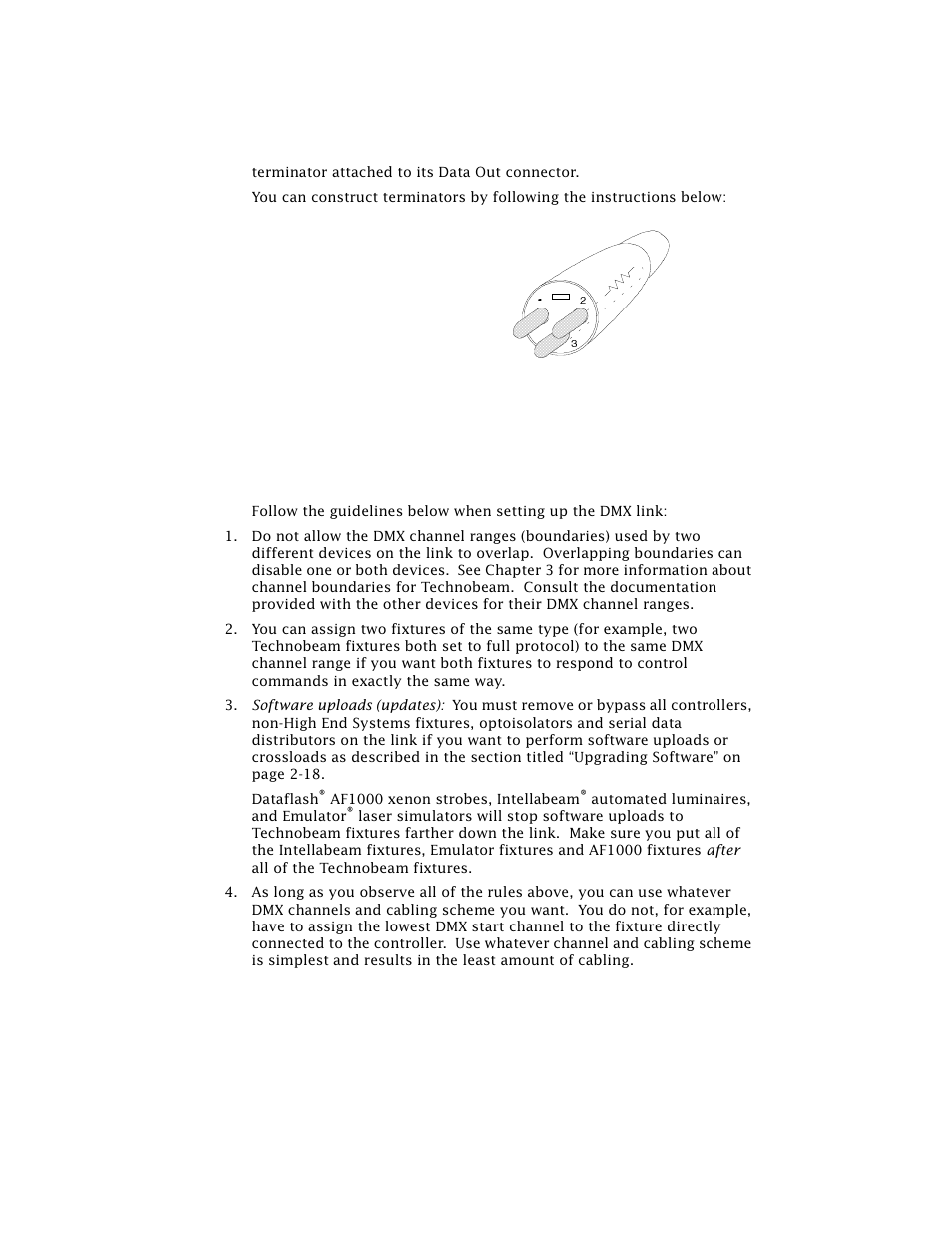 Setting up the link | High End Systems Technobeam User Manual | Page 47 / 173