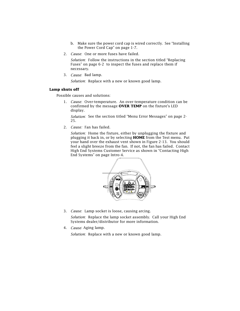 High End Systems Technobeam User Manual | Page 62 / 173