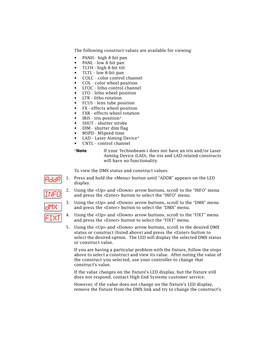 High End Systems Technobeam User Manual | Page 94 / 173