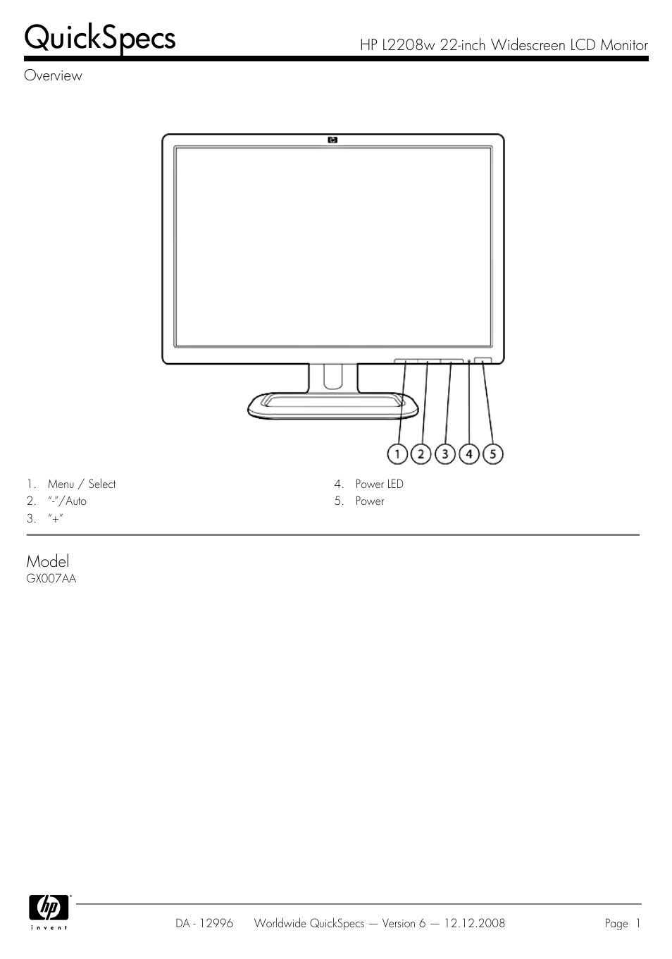 HPP Enterprises GX007AA User Manual | 7 pages