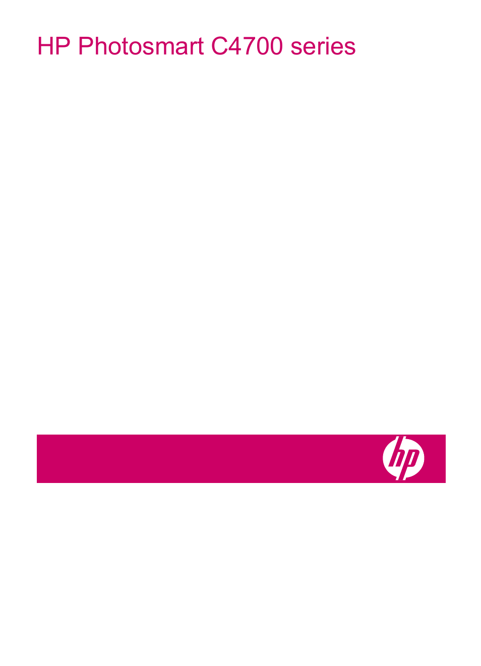 HP Photosmart C4780 User Manual | 120 pages