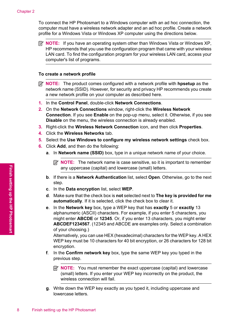 HP Photosmart C4780 User Manual | Page 10 / 120