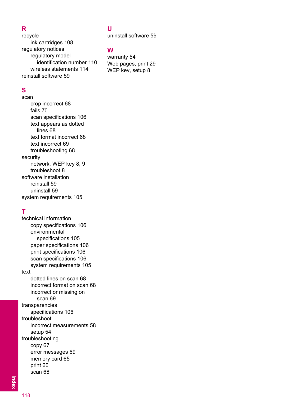 HP Photosmart C4780 User Manual | Page 120 / 120