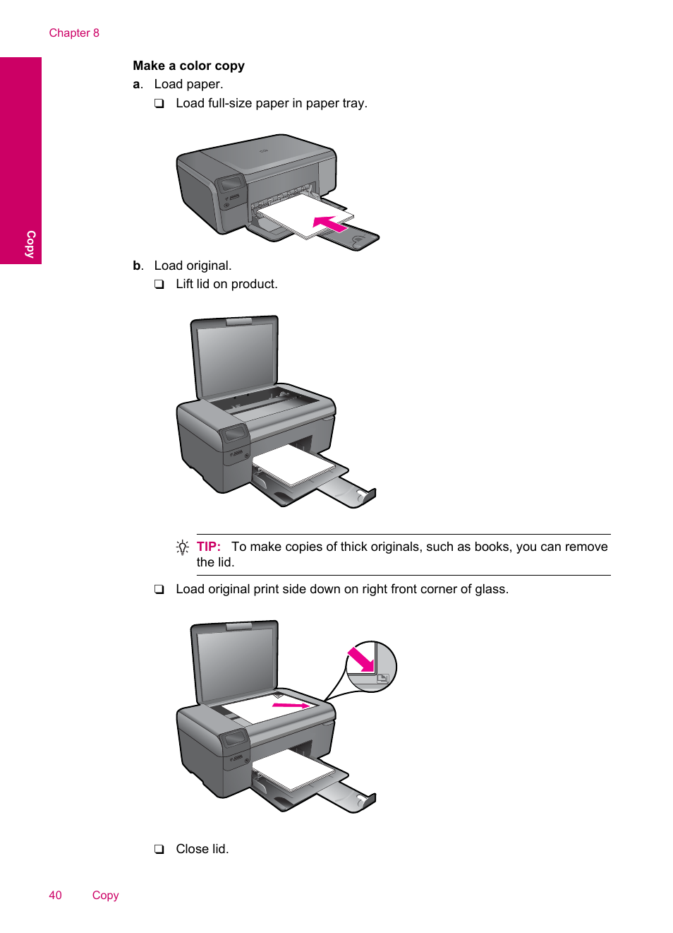 HP Photosmart C4780 User Manual | Page 42 / 120