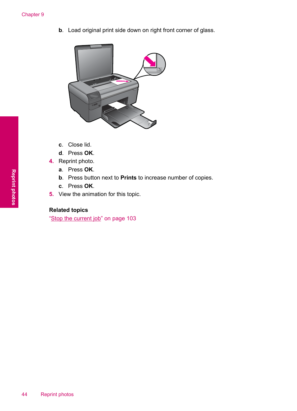 HP Photosmart C4780 User Manual | Page 46 / 120