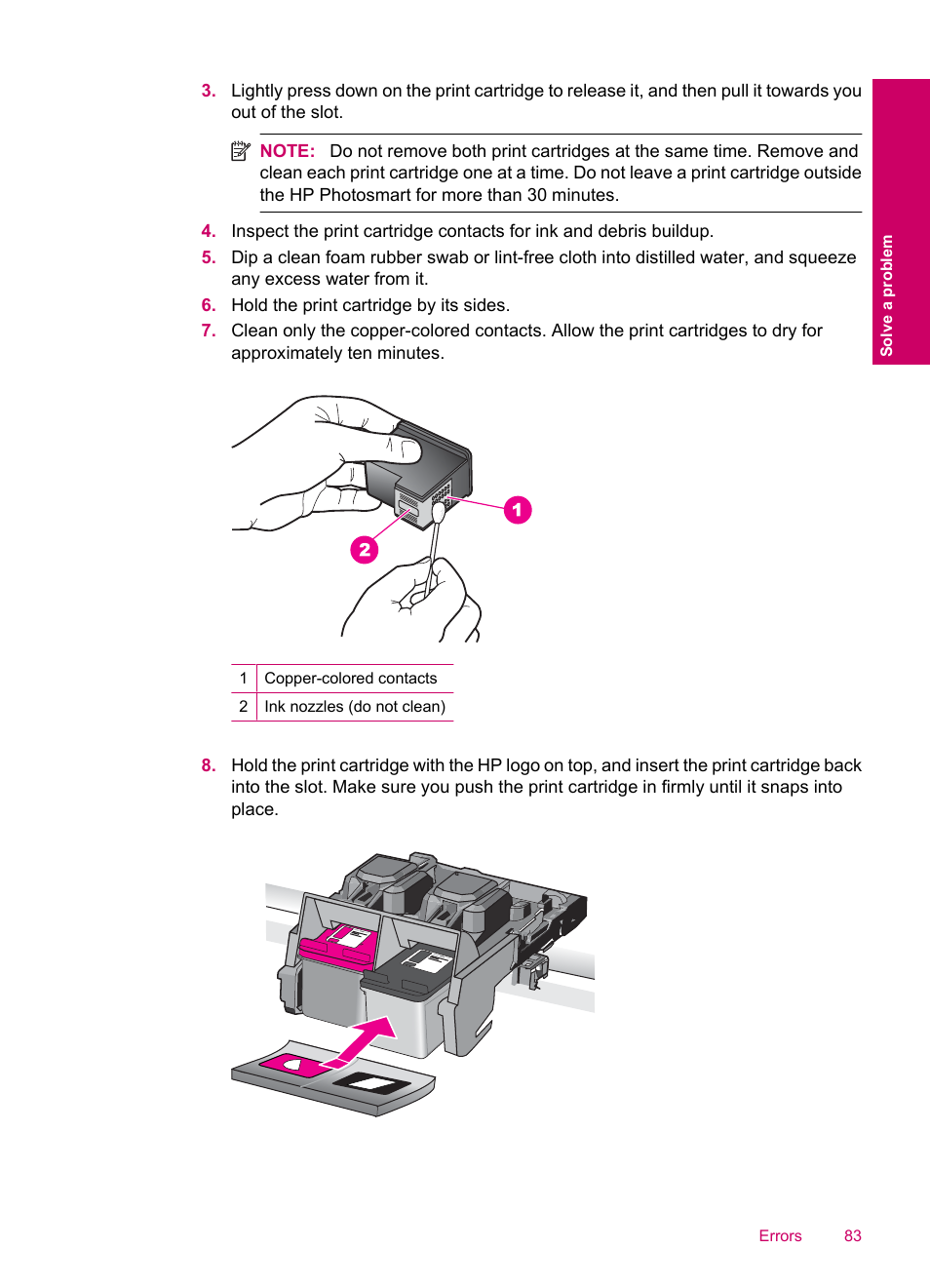 HP Photosmart C4780 User Manual | Page 85 / 120