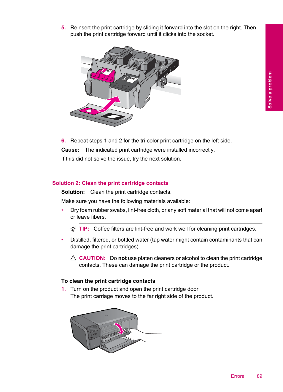 HP Photosmart C4780 User Manual | Page 91 / 120