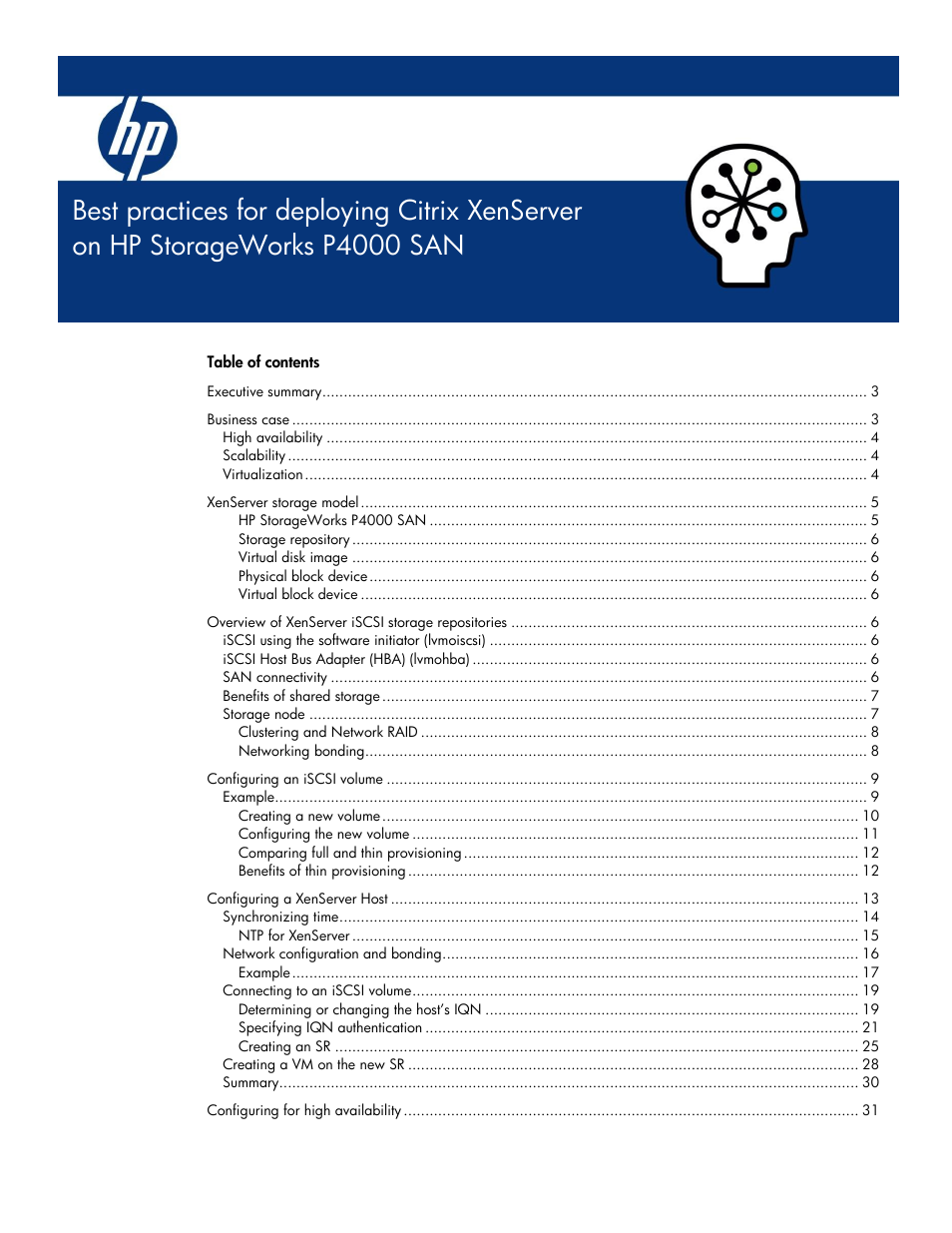 HPP Enterprises P4000 SAN User Manual | 63 pages