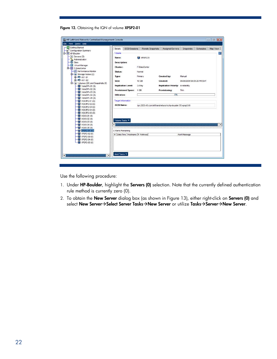 HPP Enterprises P4000 SAN User Manual | Page 22 / 63