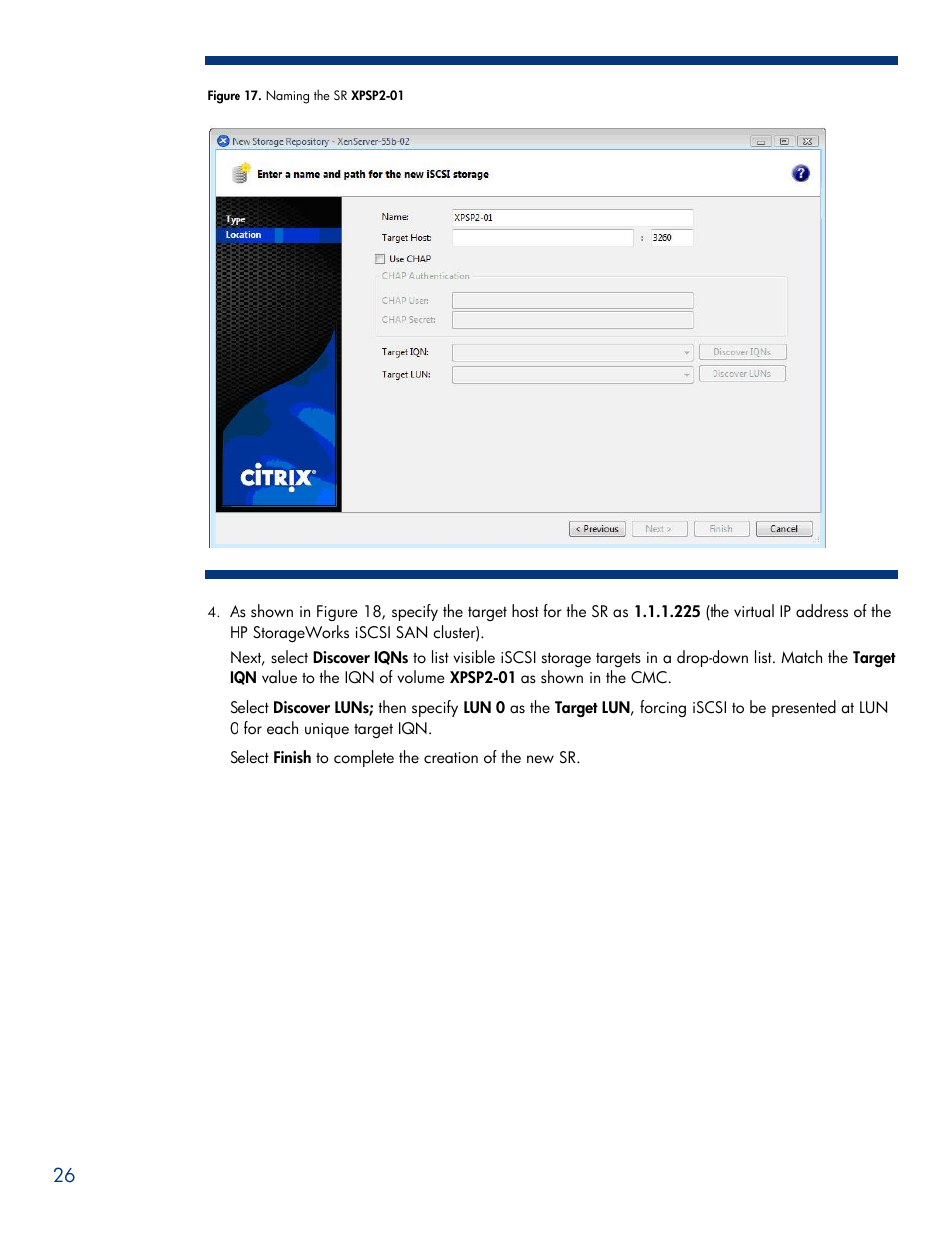 HPP Enterprises P4000 SAN User Manual | Page 26 / 63