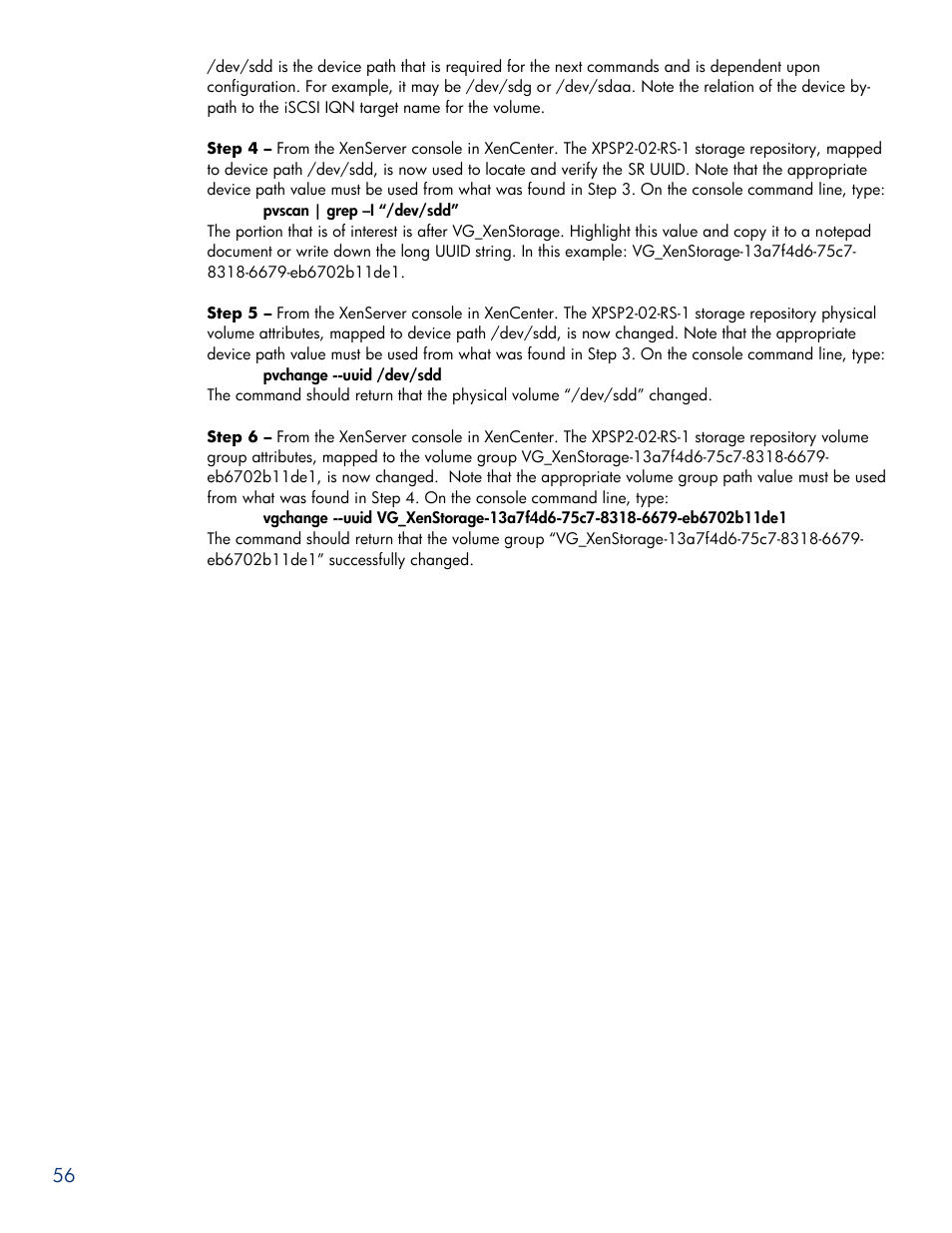 HPP Enterprises P4000 SAN User Manual | Page 56 / 63