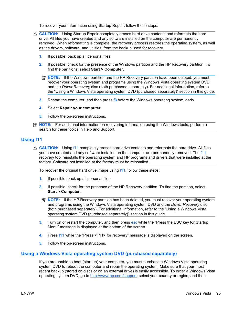 Using f11 | HPP Enterprises 2740P User Manual | Page 103 / 117