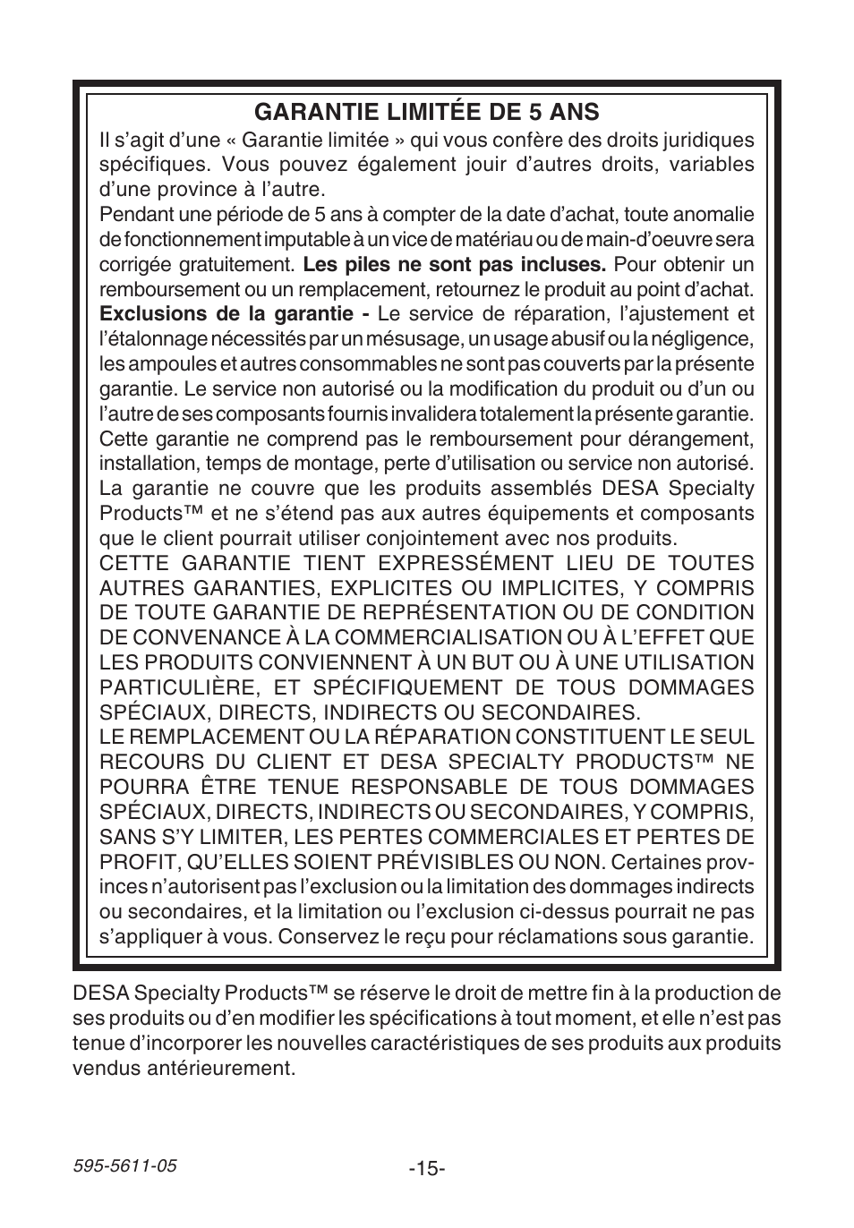 Heath Zenith SL-6172 User Manual | Page 15 / 16