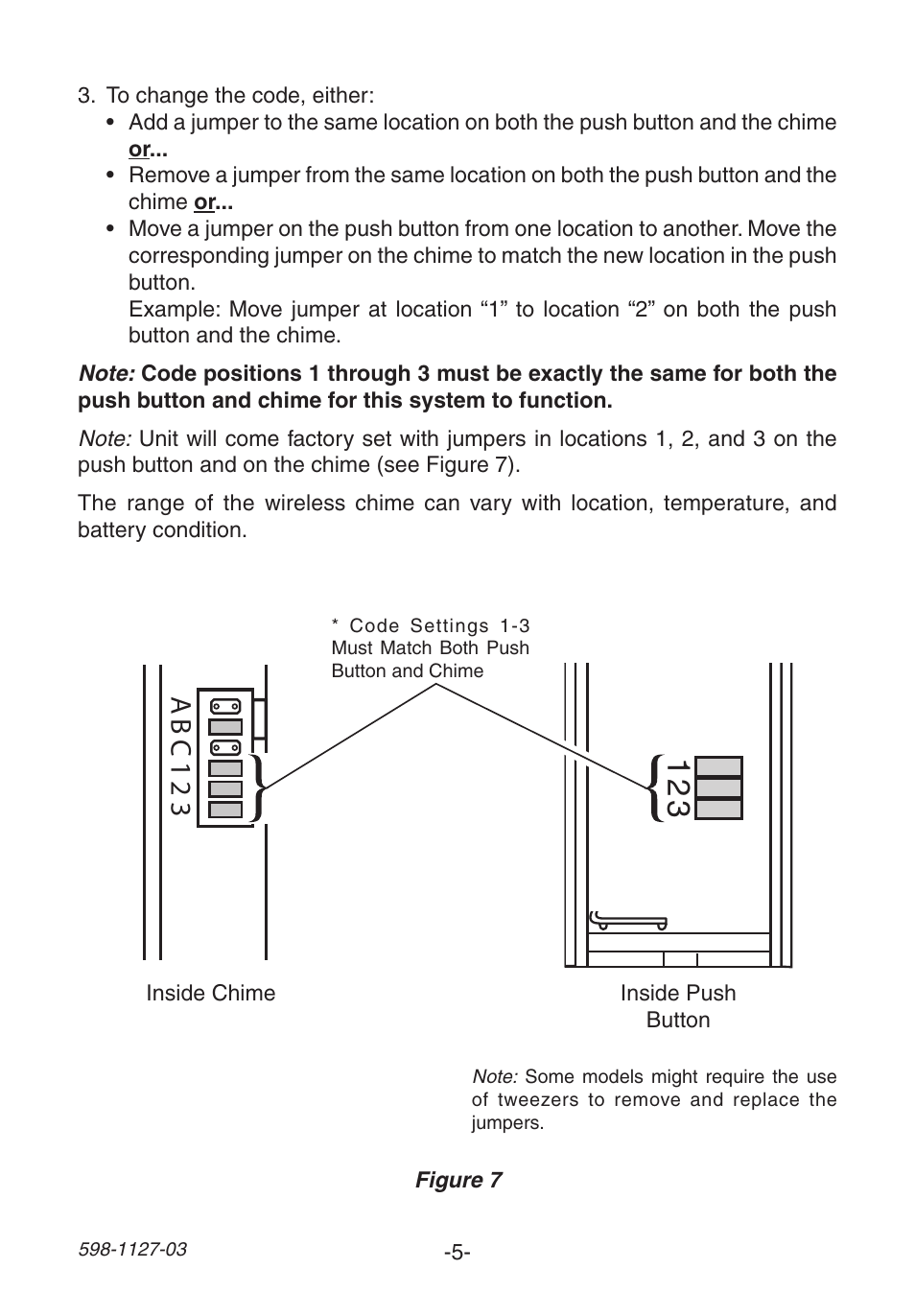Ab c 1 2 3 | Heath Zenith Wireless Christmas Chime 598-1127-03 User Manual | Page 5 / 24