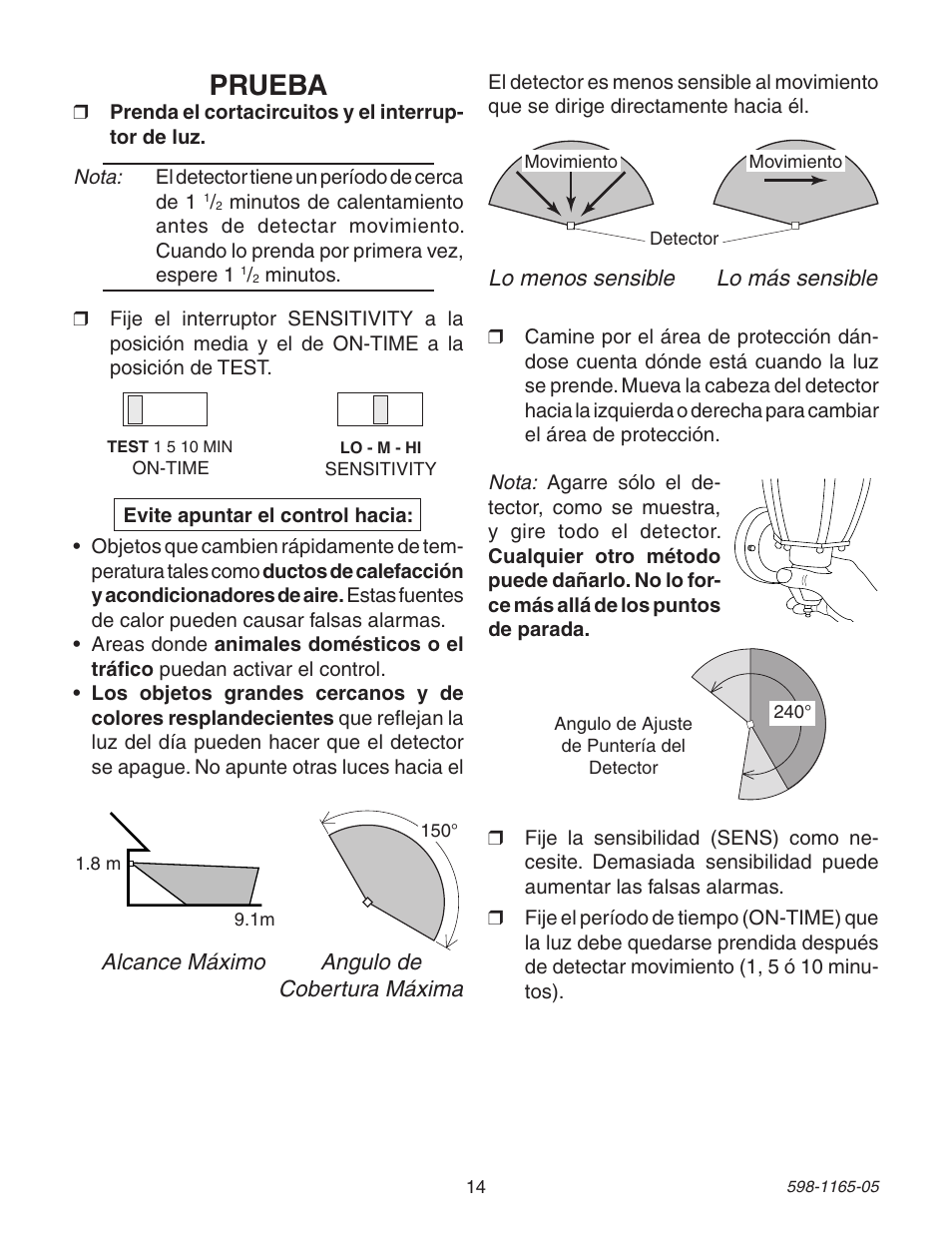 Prueba | Heath Zenith PF-4160-AB User Manual | Page 14 / 24