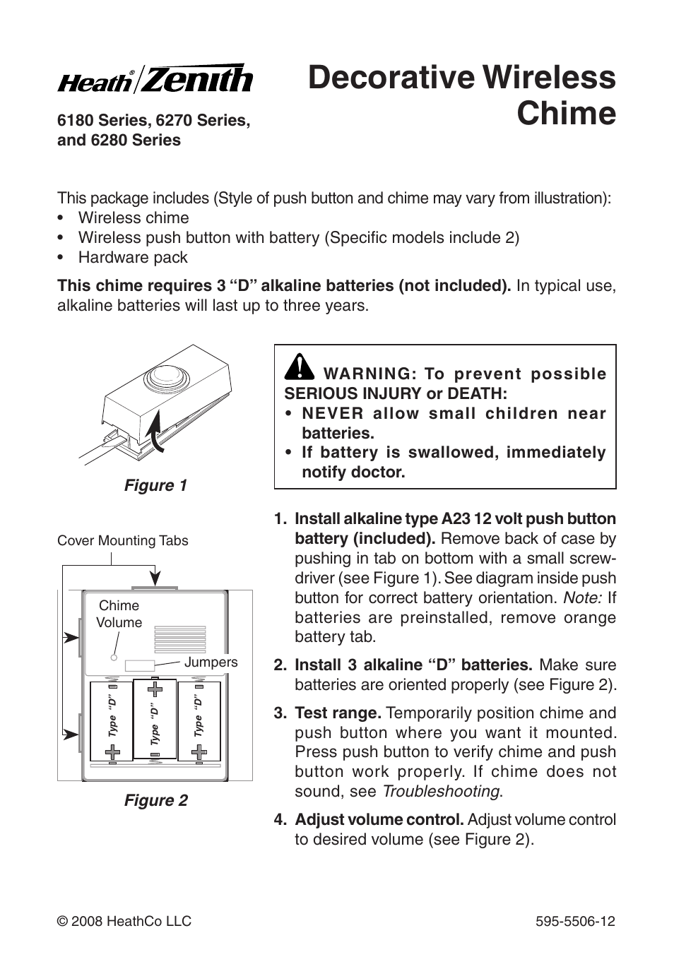 Heath Zenith 6270 Series User Manual | 28 pages