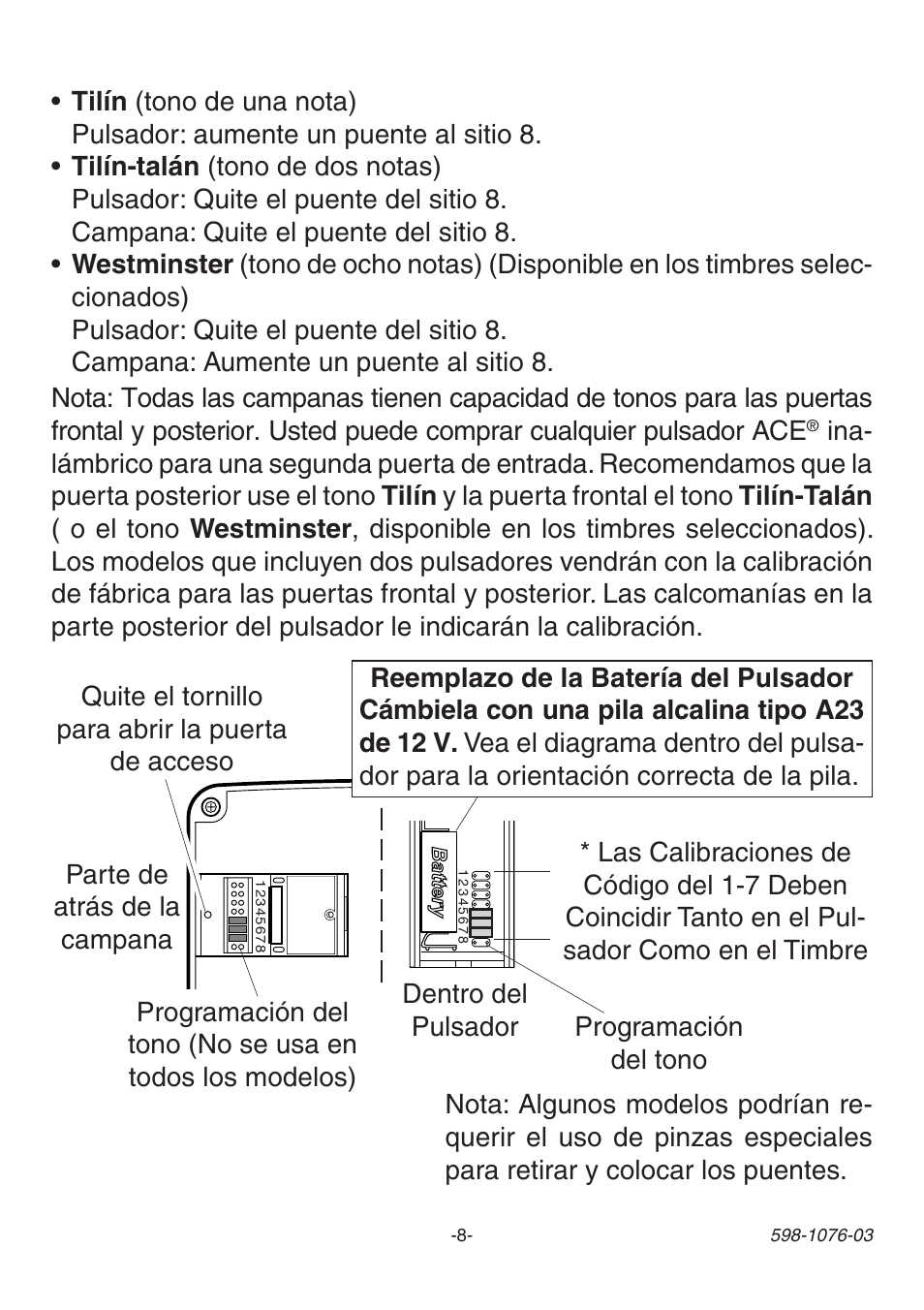 Heath Zenith 3106978 (AC-6196) User Manual | Page 8 / 16