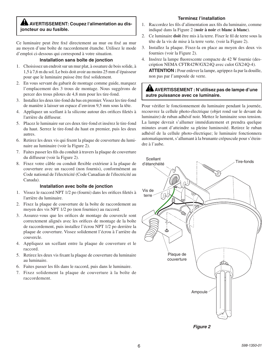 Heath Zenith Utilitech UT-5681-BZ User Manual | Page 6 / 8