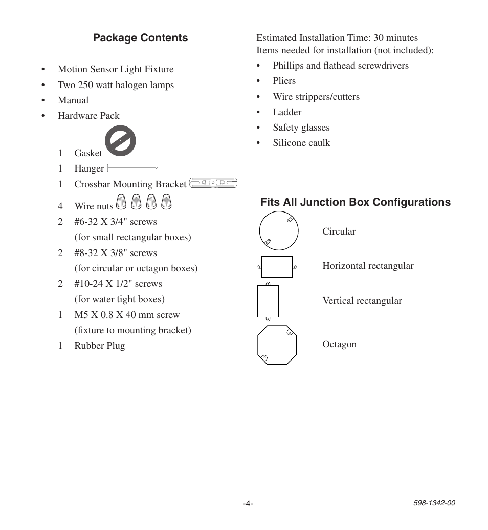 Heath Zenith Secure Home UT-9260-BZ User Manual | Page 4 / 42