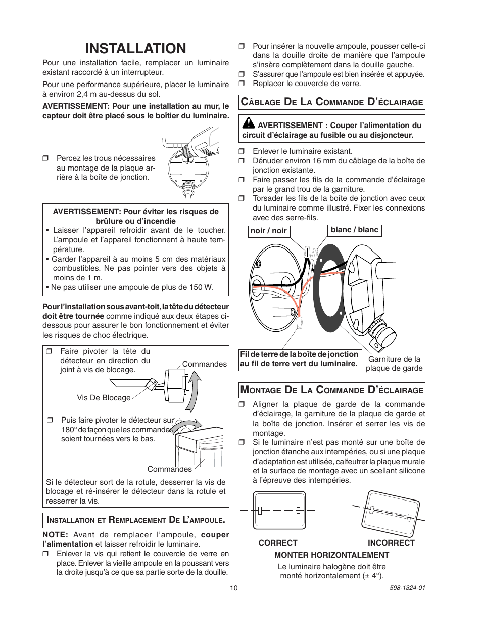 Installation | Heath Zenith BL-5511 User Manual | Page 10 / 12