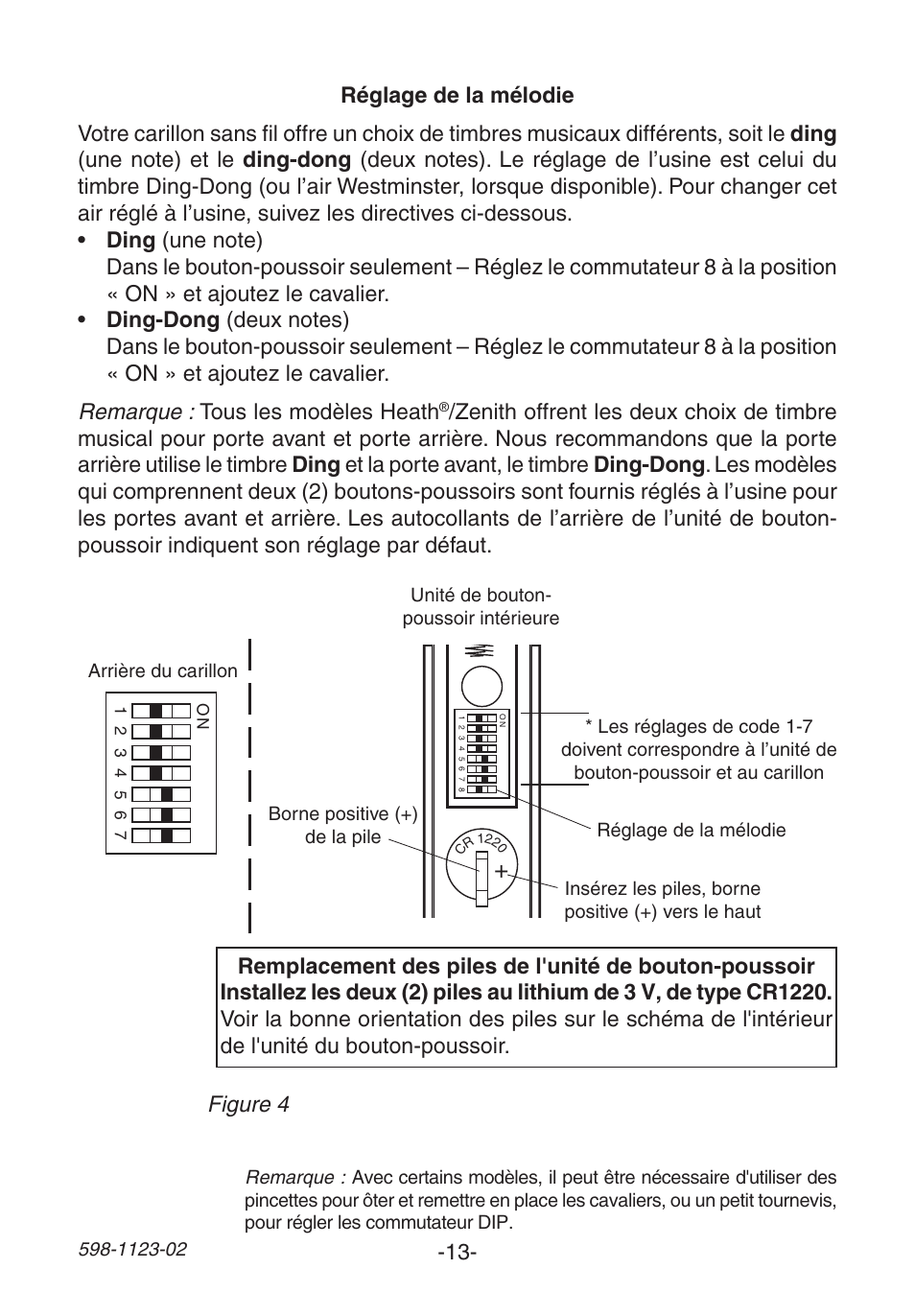 Figure 4 | Heath Zenith Wireless Mechanical Chime User Manual | Page 13 / 16