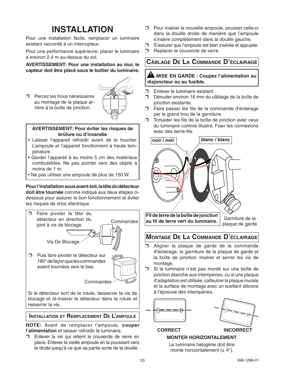 Installation | Heath Zenith SL-5511 User Manual | Page 10 / 12