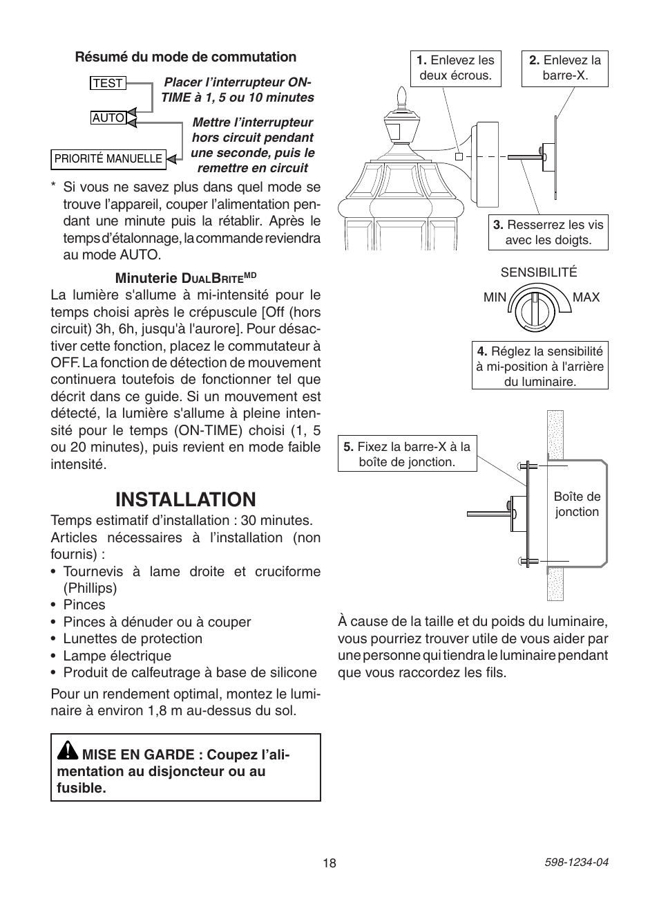 Installation | Heath Zenith PF-4294-OR User Manual | Page 18 / 24