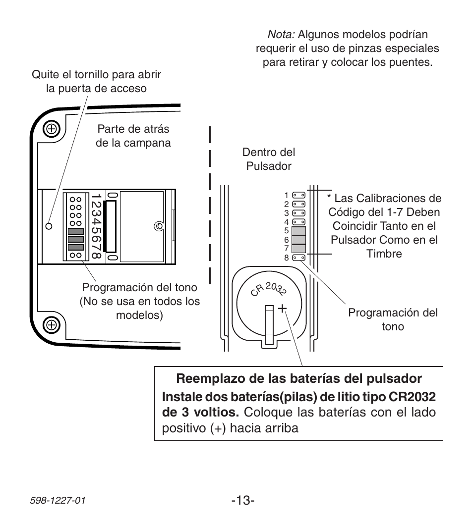 Heath Zenith Lighted Wireless Push Button Accessory 598-1227-01 User Manual | Page 13 / 24