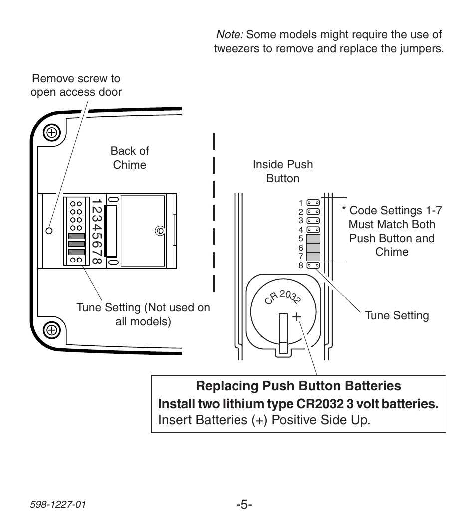 Heath Zenith Lighted Wireless Push Button Accessory 598-1227-01 User Manual | Page 5 / 24