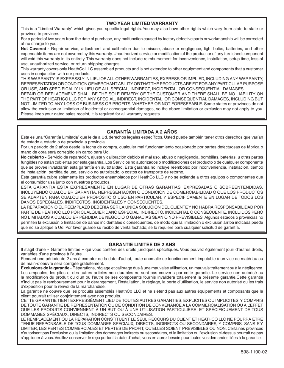 Heath Zenith SL-5680 User Manual | Page 4 / 4