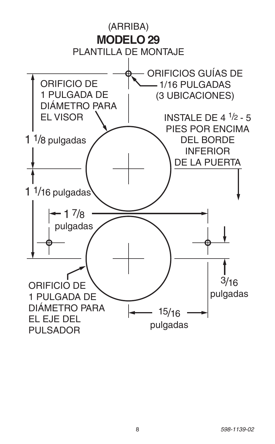 Modelo 29 | Heath Zenith 29 User Manual | Page 8 / 12