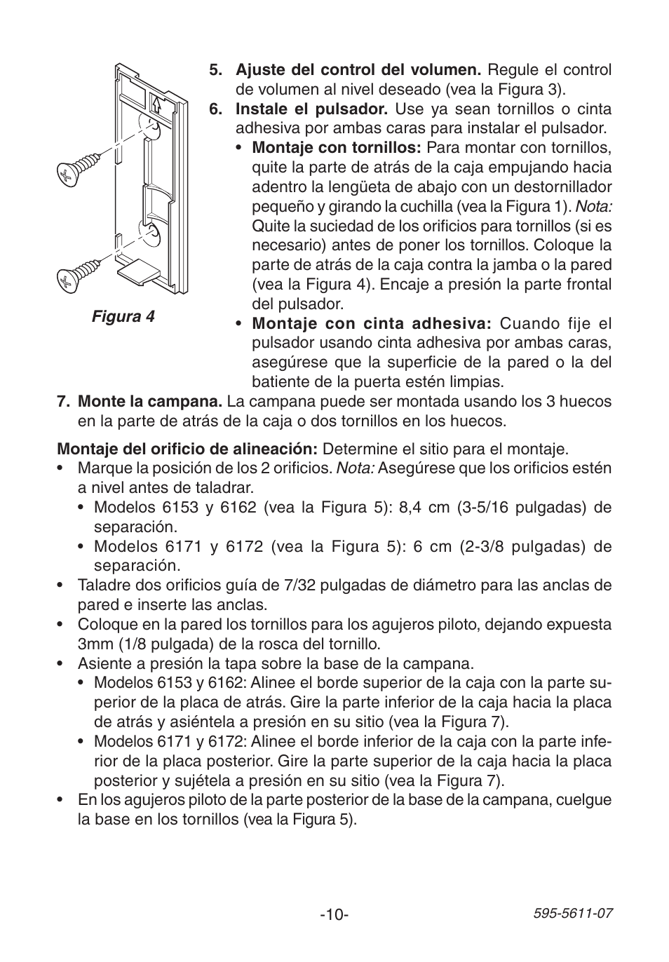 Heath Zenith Wireless Chime 6153 User Manual | Page 10 / 24