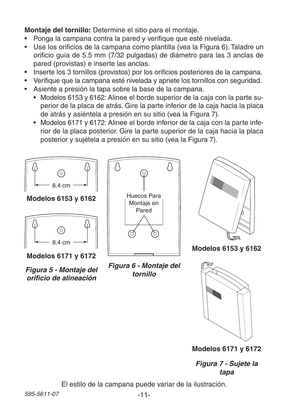 Heath Zenith Wireless Chime 6153 User Manual | Page 11 / 24