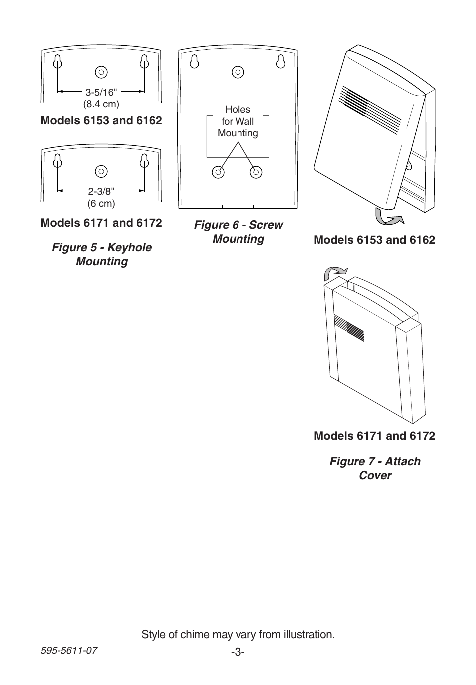 Heath Zenith Wireless Chime 6153 User Manual | Page 3 / 24