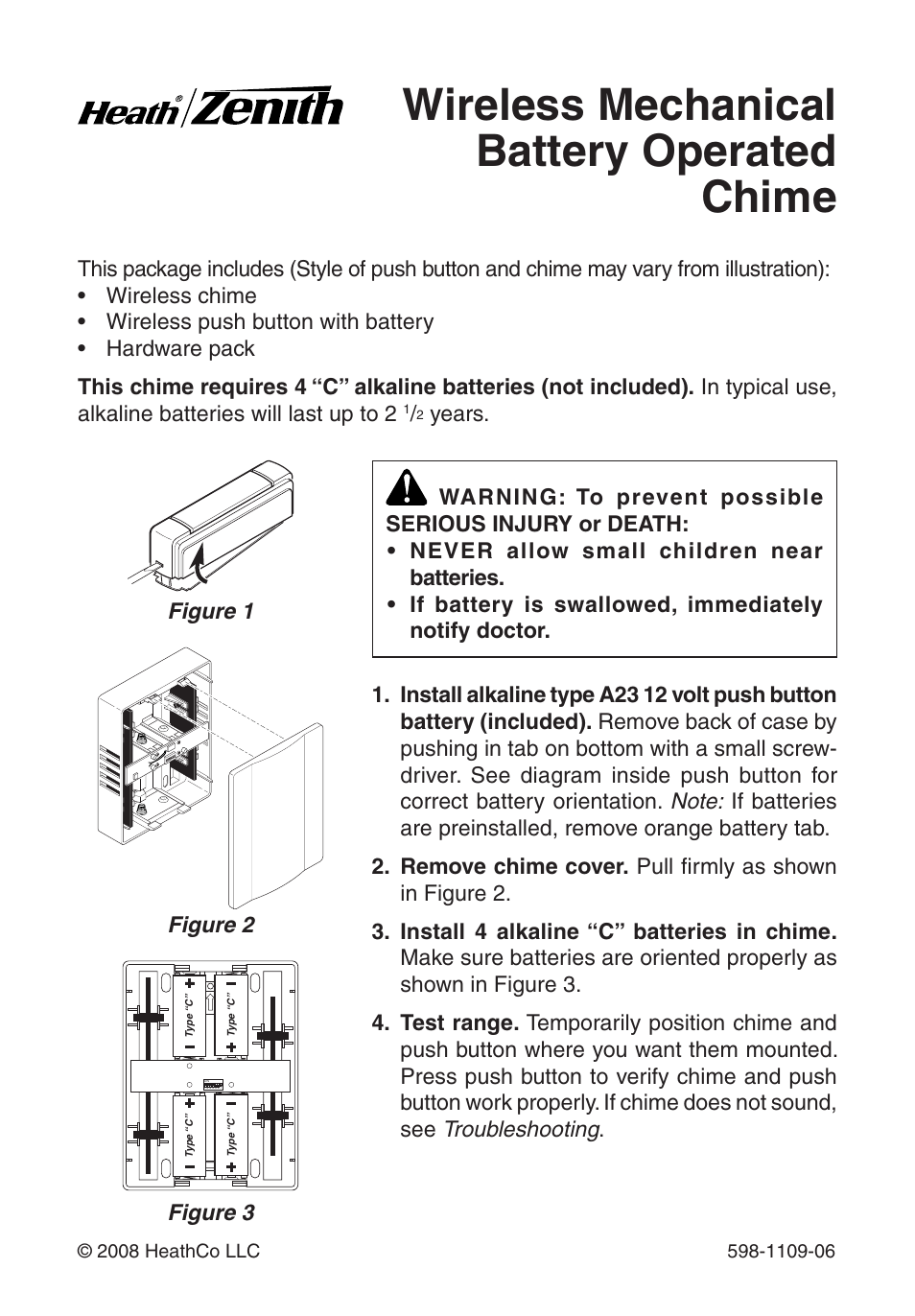 Heath Zenith 598-1109-06 User Manual | 28 pages