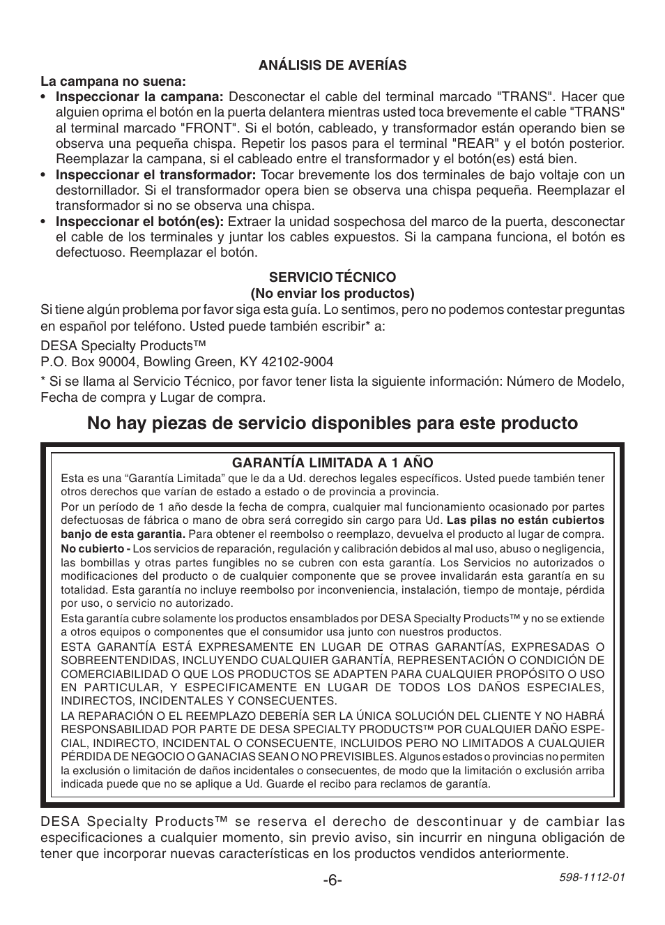 Heath Zenith 122C  EU User Manual | Page 6 / 12