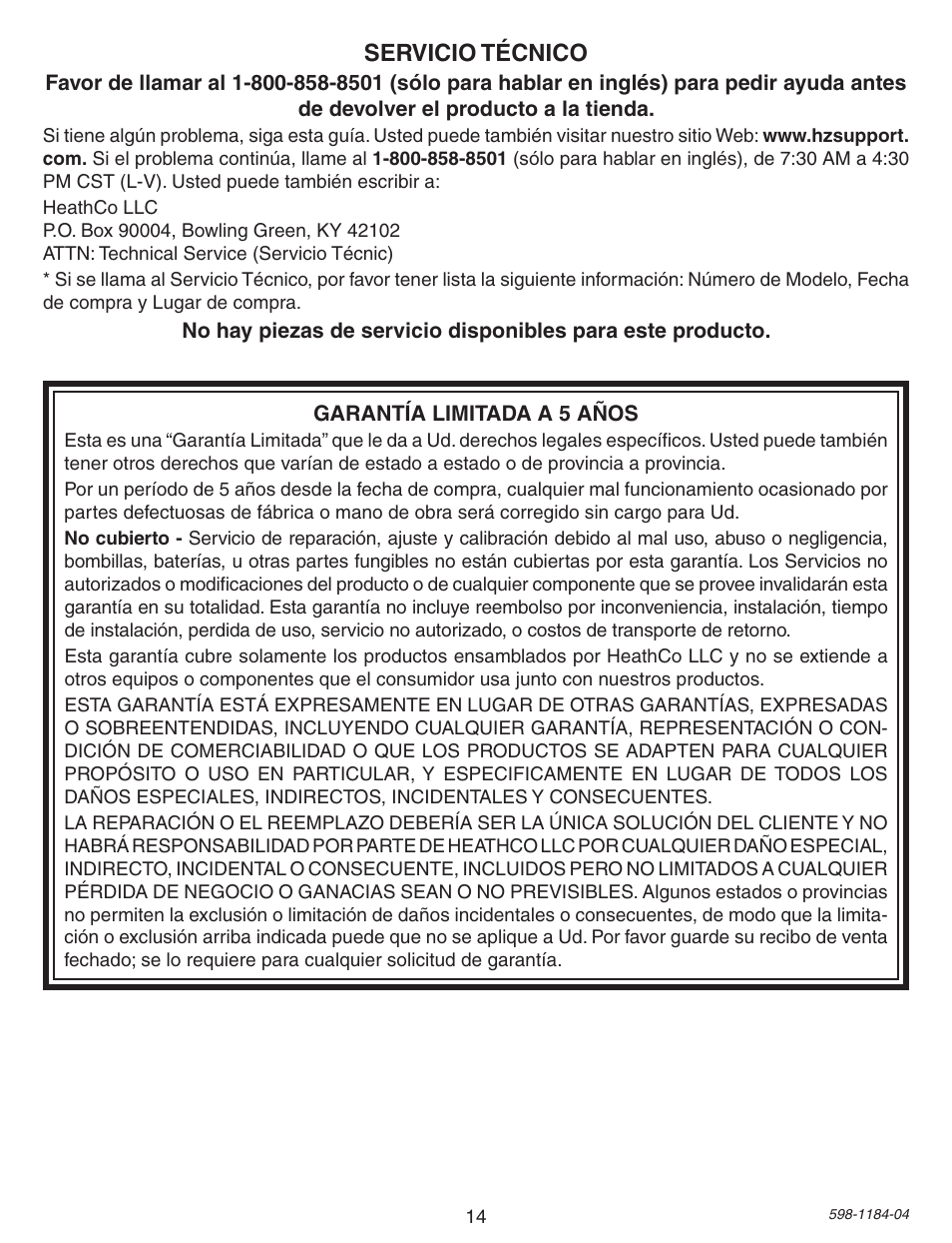 Heath Zenith SL-4305 User Manual | Page 14 / 24