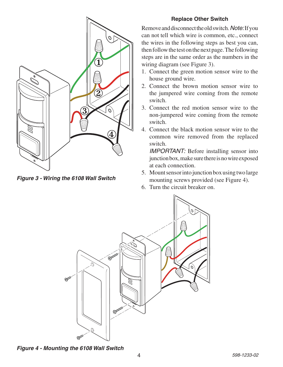 Heath Zenith 6108 User Manual | Page 4 / 28